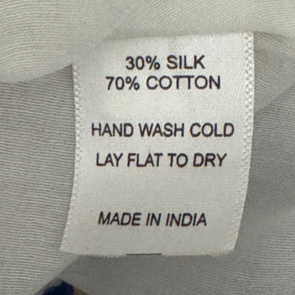 Floral Maxi Dress - Blue and White - Picture 9 of 14